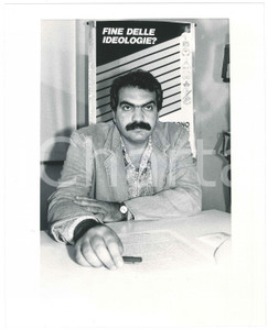 Fotografia d epoca originale 1990 ca MILANO  DEMOCRAZIA CRISTIANA Assessore Antonio SIMONE Foto 20x25 cm 3 1