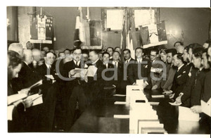 Fotografia d epoca originale 1929 ROMA Riunione ASSOCIAZIONE NAZIONALE COMBATTENTI  sezioni romane e GENIO 1