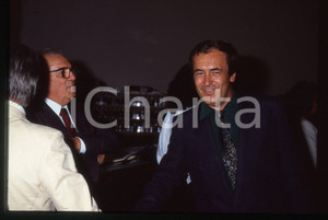 Fotografia d epoca originale 35mm vintage slide 1983 VENEZIA  Federico FELLINI Bernardo BERTOLUCCI 2 1
