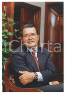 Fotografia d epoca originale 1985 ca ITALIA  POLITICA Romano PRODI Presidente IRI Foto 15x22 cm 1