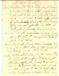 Documento originale, autentico 1800 ca CARDELLA PU Testamento Maria BRANCA a favore dei nipoti Manoscritto 1