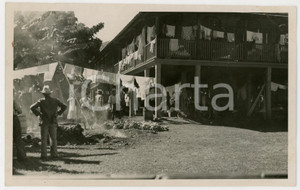 Fotografia d epoca originale 1937 RAIATEA Polinesia Festa della podesteria 4REAL PHOTO cm 13,5 x 8,5 1