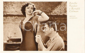 Fotografia d'epoca originale 1931 UNHOLY GARDEN Estelle TAYLOR and Ronald COLMAN *Cartolina 1