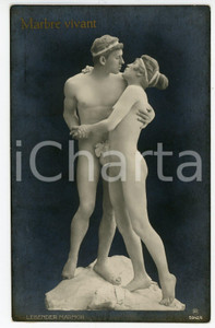 1920 ca VINTAGE EROTIC Lebender Marmor - Marbre vivant - Nude couple - 5942/6  Cartolina postale d'epoca.CONDIZIONI: GFORMATO: FP    originale e autentica 1