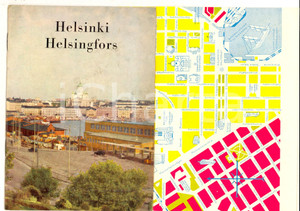 1955 ca HELSINKI(FINLAND) Helslingfors - Guida ILLUSTRATA con mappa 22 pp.