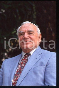 35mm vintage slide* 1999 ca ITALY Ernest BORGNINE American actor (63)