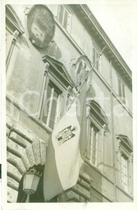Fotografia d epoca originale 1939 ROMA Bandiera a mezz asta all Ambasciata del BRASILE Fotografia 1