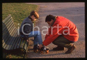 35mm vintage slide* 1988 ca ITALY "UN BAMBINO" Actor Matteo BELLINA Oscar (17)