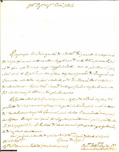 Manoscritto, lettera originale 1772 PISA Camillo RUSCHI sollecita invio rendiconti 1