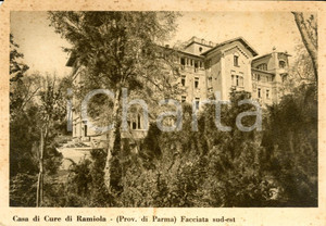 Cartolina originale da collezione 1940 ca MEDESANO PR Facciata sudest Casa di Cure di RAMIOLA Cartolina FG NV 1