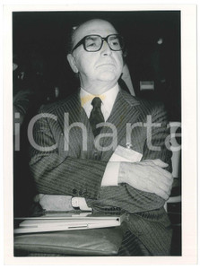 Fotografia d epoca originale 1984 CONFINDUSTRIA Francesco CINGANO  Convegno INCONTRO SUL FUTURO Foto 1