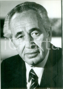 Fotografia d epoca originale 1986 ISRAEL Shimon PERES prima della visita in FRANCIA Fotografia 1
