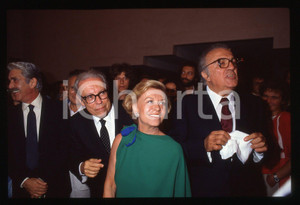 35mm vintage slide* 1983 VENEZIA Federico FELLINI Gian Luigi RONDI Ritratto (6)