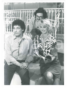 Fotografia d epoca originale 1985 RAI UNO Italia mia JOCELYN Gigi MARZULLO Jinny STEFFAN Foto 24x18 cm 1 1
