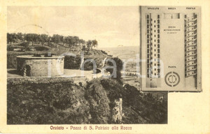 Cartolina originale da collezione 1941 ORVIETO TR Il pozzo di SAN PATRIZIO alla Rocca Cartolina postale FP VG 1