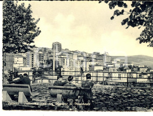 Cartolina originale da collezione 1964 POTENZA Panorama visto dal belvedere di MONTEREALE Cartolina FG VG 1