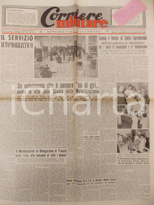 Giornale, rivista storica 1954 CORRIERE MILITARE Scienza all Accademia di MADDALONI Settimanale n° 20 1