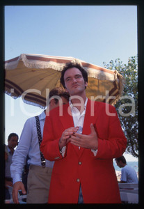 35mm vintage slide* 1994 CANNES - Quentin TARANTINO al Festival del CINEMA (3)