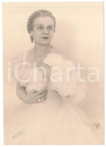 1935 TEATRO Kiki PALMER in "Il convegno di Vienna" di SHERWOOD *Foto VILLORESI