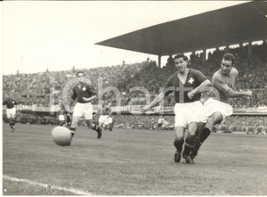 1954 LOSANNA Mondiali CALCIO - SVIZZERA-ITALIA 2-1 *Foto 18x13 cm