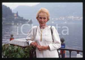 35mm vintage slide* 1992 CERNOBBIO VILLA D'ESTE American actress Janet LEIGH 58