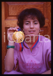 35mm vintage slide* 1994 GIOIOSA MAREA Annarita SIDOTI Oro Europei PARIGI '94