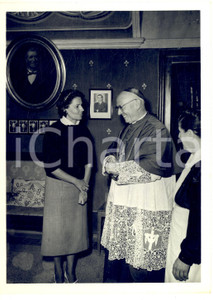 1956 GRAZZANO Mons. Giuseppe ANGRISANI in visita dal gen. Pietro Badoglio - Foto