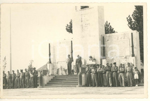 Fotografia d epoca originale 1947 MODENA Caserma Ottavo Campale  Ufficiali al giuramento avieri Foto 14x9 1