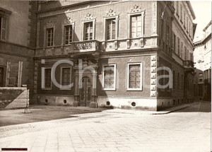 Fotografia d'epoca originale 1938? MILANO Restauri alla casa di Alessandro MANZONI 1