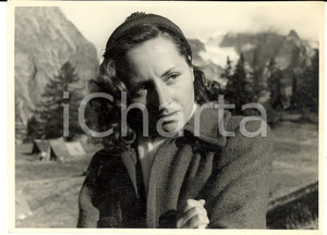 Fotografia d epoca originale 1943 CINEMA Quelli della montagna  Ori MONTEVERDI sul set   Foto 14x10 cm 1