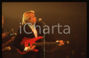 35mm vintage slide* 1985 ca ITALIA Mark KING Ritratto del cantante LEVEL 42 (3)