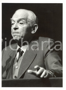 1985 ca CONVEGNO PRI Discorso di Leo VALIANI - Fotografia 18x24 cm
