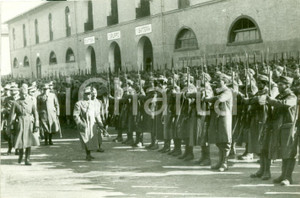 Fotografia d epoca originale 1935 FIRENZE Gen. Pietro MARAVIGNA e Re rassegna 84Â° Reggimento Fanteria FOTO 1