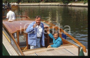 35mm vintage slide*1987 VENEZIA Joseph L.MANKIEWICZ moglie Mostra del Cinema(45)