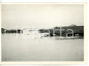 1957 ALLUVIONE PORTO TOLLE Panorama di POLESINE CAMERINI invasa dall'acqua *Foto