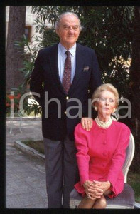 35mm vintage slide* 1992 CERNOBBIO VILLA ERBA Janet LEIGH & Karl MALDEN (26)