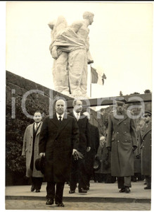 1954 ROMA Commemorazione eccidio FOSSE ARDEATINE - Mario SCELBA *Foto 13x18 cm