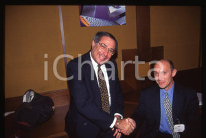 Fotografia d epoca originale 35mm vintage slide 1999 MILANO Victor LEVENTHAL al Global Knowledge Network 8 1