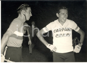 1956 CICLISMO Nino DEFILIPPIS e Fausto COPPI reduci dal Tour de France *Foto