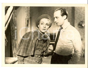 Fotografia d epoca originale 1950 ca CINEMA FRANCE Paura per un arrivo inatteso Foto di scena 24x18 cm 1