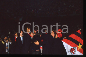 35mm vintage slide* 1988 MILANO CALCIO Ruud GULLIT e Franco BARESI AC MILAN (2)