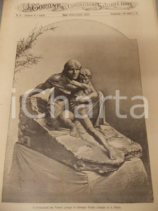 Giornale, rivista storica 1884 TORINO E L ESPOSIZIONE ITALIANA nÂ° 25 L inondazione nel Veneto Rivista 1