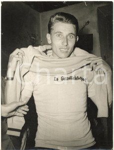 1960 CICLISMO GIRO DI LOMBARDIA Ritratto di Jacques ANQUETIL *Foto 18x24 cm