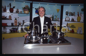 35mm vintage slide* 1993 RAI 2 - Gualtiero MARCHESI a "RISTORANTE ITALIA" (10)