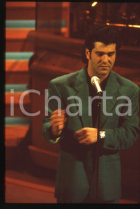 35mm vintage slide* 1992 SANREMO - BRACCO DI GRACI Ritratto del cantante (10)