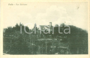 Cartolina originale da collezione 1935 ca BIELLA Veduta del Monastero di San Gerolamo Cartolina FP NV 1