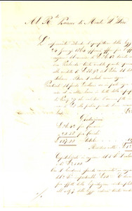 Documento originale, autentico 1864 MILANO Affrancazione rag. Franco PIROTTA dal canone al parroco di SAN SIRO 1