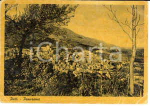 Cartolina originale da collezione 1956 PATTI ME Panorama della cittÃ  Cartolina FG VG 1