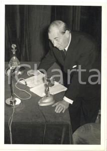 1956 TORINO Architetto Alvar AALTO inaugura i Venerdì Letterari - Foto 13x18 cm