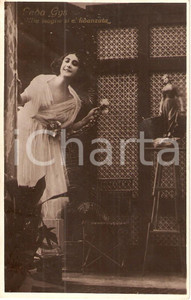 Fotografia d epoca originale 1921 MIA MOGLIE SI E  FIDANZATA Leda GYS nel film di Gero ZAMBUTO Cartolina 1